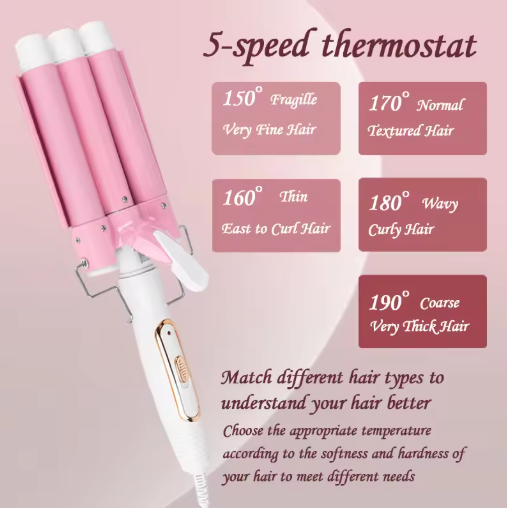 3-in-1 Electric Heating Curler