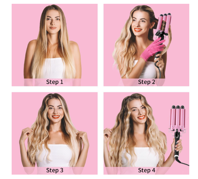 3-in-1 Electric Heating Curler